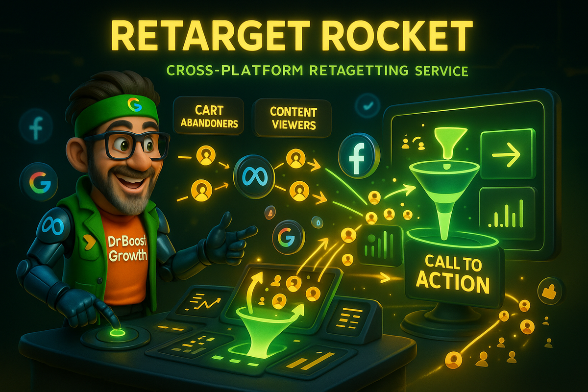 Retarget Rocket: Facebook, IG ve Google Retargeting Reklamları