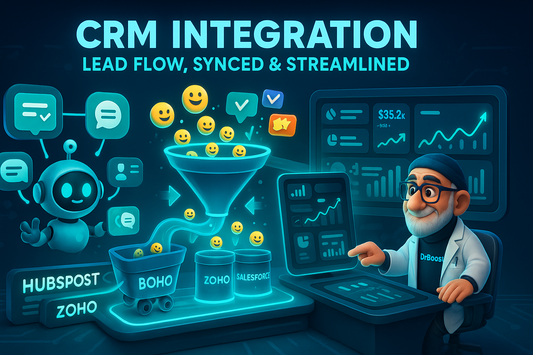 تكامل إدارة علاقات العملاء (CRM): تبسيط تدفق العملاء المحتملين وإعداد الأتمتة