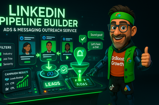 LinkedIn Pipeline Builder: الإعلانات + التواصل بالرسائل المباشرة
